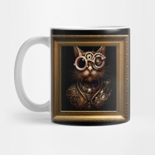 Steampunk Cat Self Portrait Mug